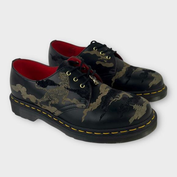 Dr. Martens 1461 YOTT Year of the Tiger Leather Oxford Lace-up Shoes NEW - Picture 3 of 15